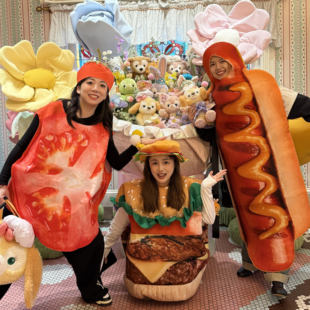 搞笑抽象的衣服cos服男女生火腿肠汉堡番茄服装创意角色扮演聚会