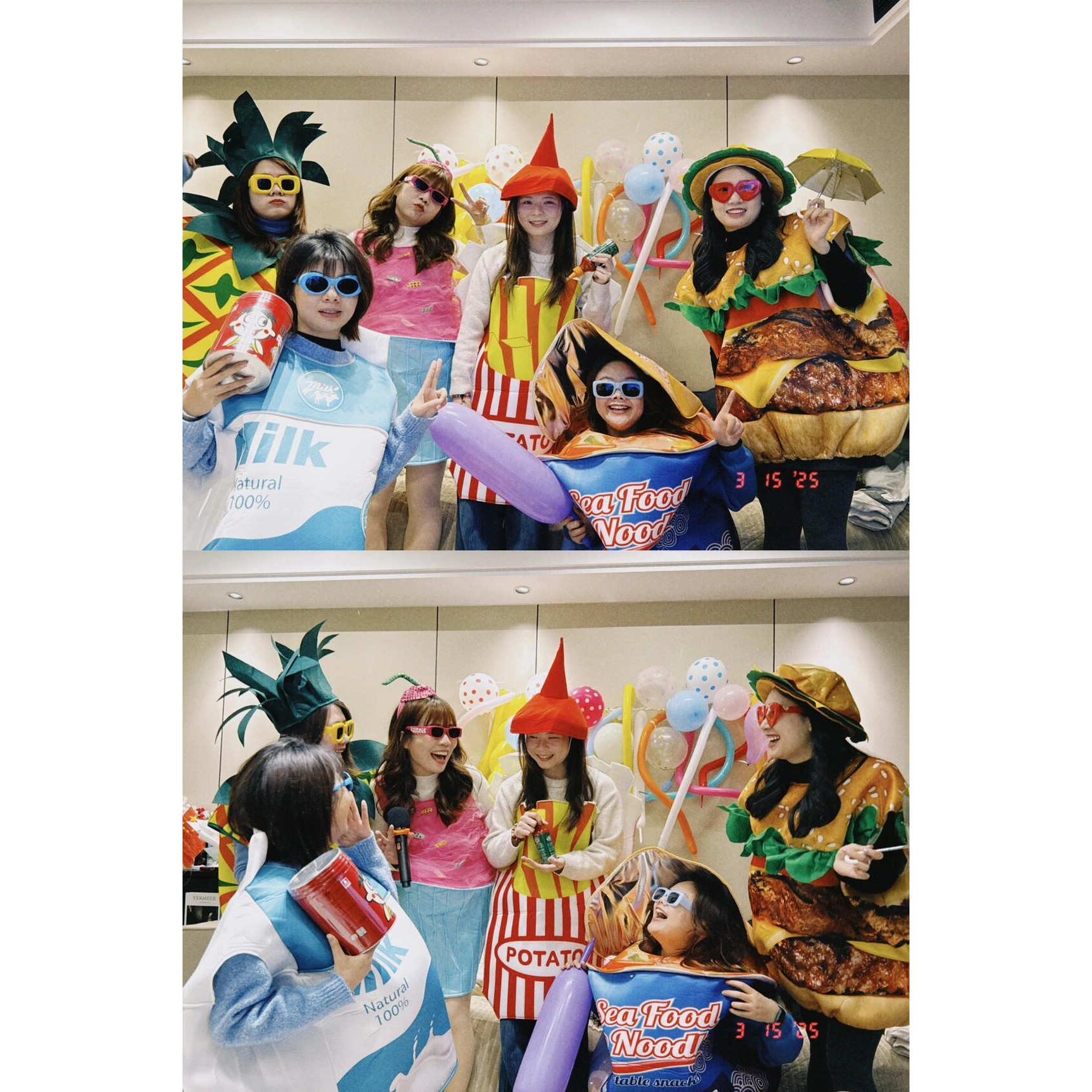 圣诞节cos服生日派对穿搭食物cosplay服装姐妹闺蜜酒吧成人创意女