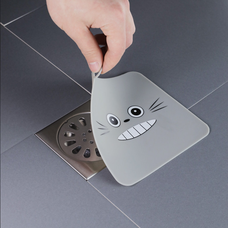 地漏防臭器防虫防反味卫生间地漏硅胶垫子下水道防臭盖厕所地漏垫