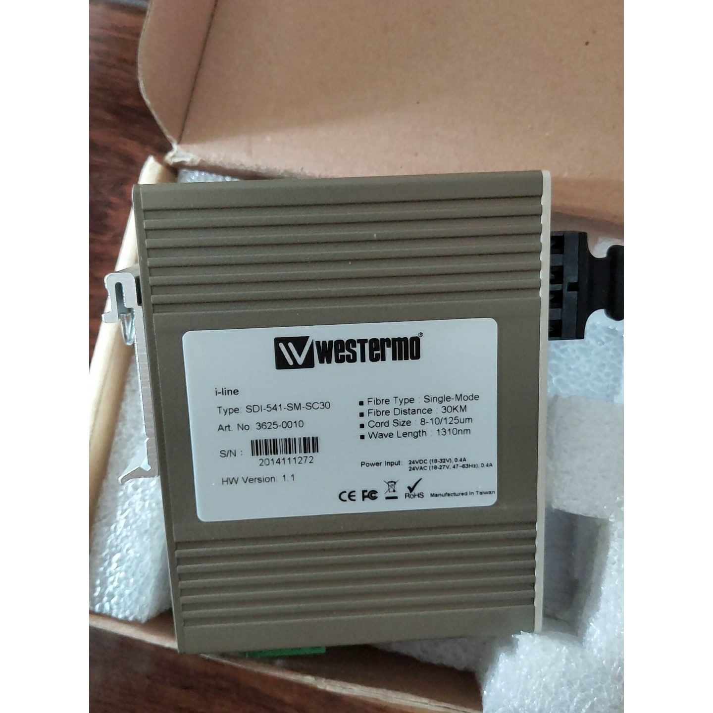 WESTERMO威斯特摩SDI-541-SM-SC30以太网拍前请询价