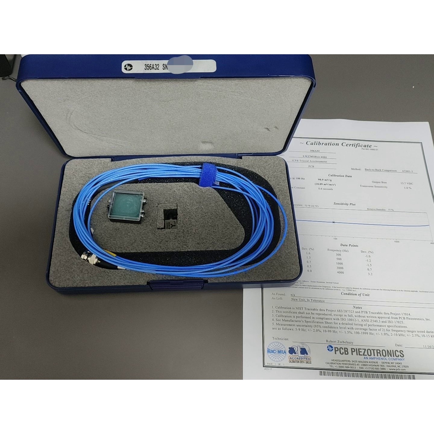 全新PCB传感器PCB 356A32振动传感器三向加速拍前请询价