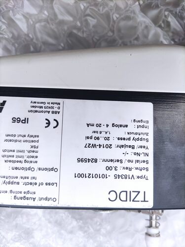 ABB V18345 -1010121001阀门定位器拍前请询价