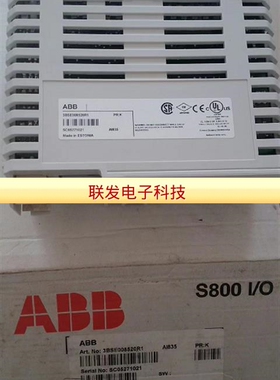 AI835 全新原装ABB AC800F S800 I/O模件 3BSE008520R1 AI835拍前