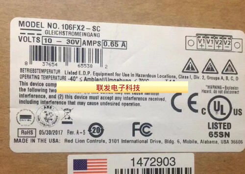 美国 N-TRON ETHERNET SWITCHES 以太网交换机 106FX2-SC拍前询价