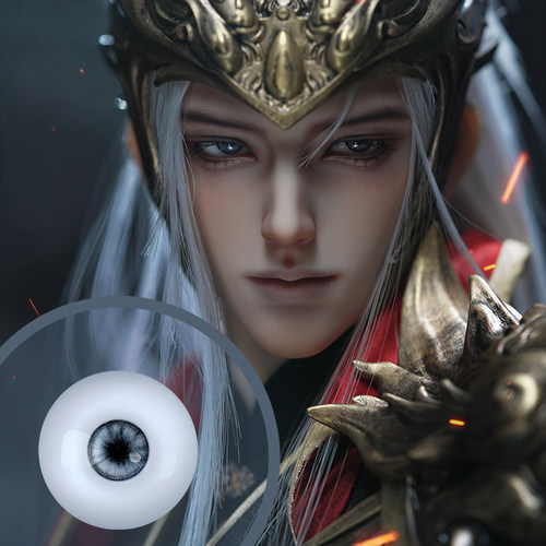 龙魂人形社  BJD眼珠LH-PE0017 尉迟恭/蓐收/秦琼 同款