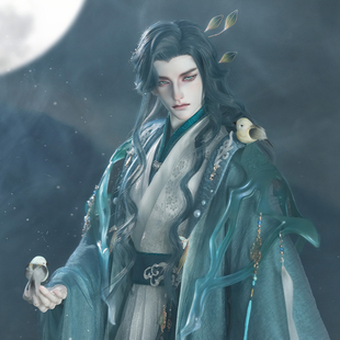 75a 龙魂人形 官服75BC 月下仙 0010 龙魂BJD娃衣