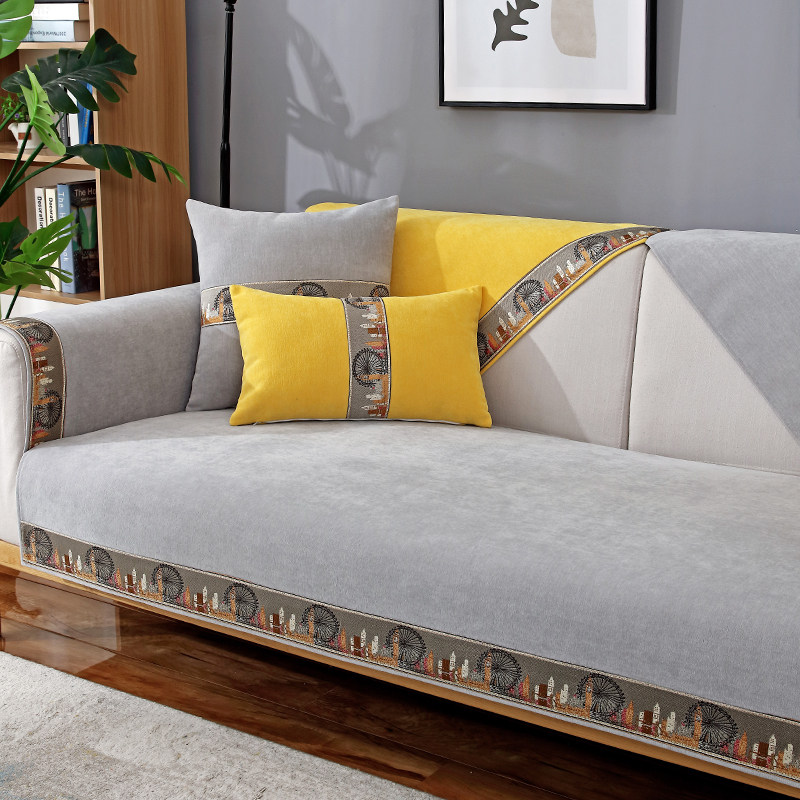 Chenille sofa Cushion Four seasons currency non-slip Seat cushion Northern Europe Simplicity thickening Sofa cover Gabionin the Home Fabric , Cushion/Cushion/Sofa cushion , Sofa cushion  category - from Buy2taobao.com to provide professional Taobao agent buy service