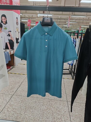 JT2A21630九家夏季桑蚕丝新款休闲商务男装短袖T恤polo衫