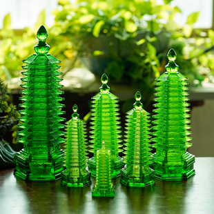 琉璃缕空十三层文昌塔摆件可装藏线香插逢考必过家居书房装饰摆件