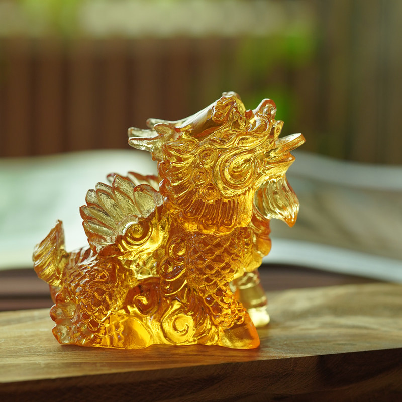 2025蛇年吉祥物飞天麒麟招财摆件一对客厅茶桌茶宠装饰创意小摆件,家居饰品,装饰摆件,淘宝优惠券,粉丝福利购,淘宝优惠卷