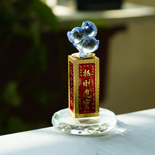 2026马年吉祥物好运马上来天宫赐福招财进宝越来越好琉璃香插摆件