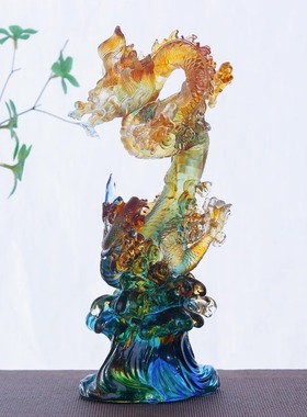 珍悦琉璃飞龙在天摆件