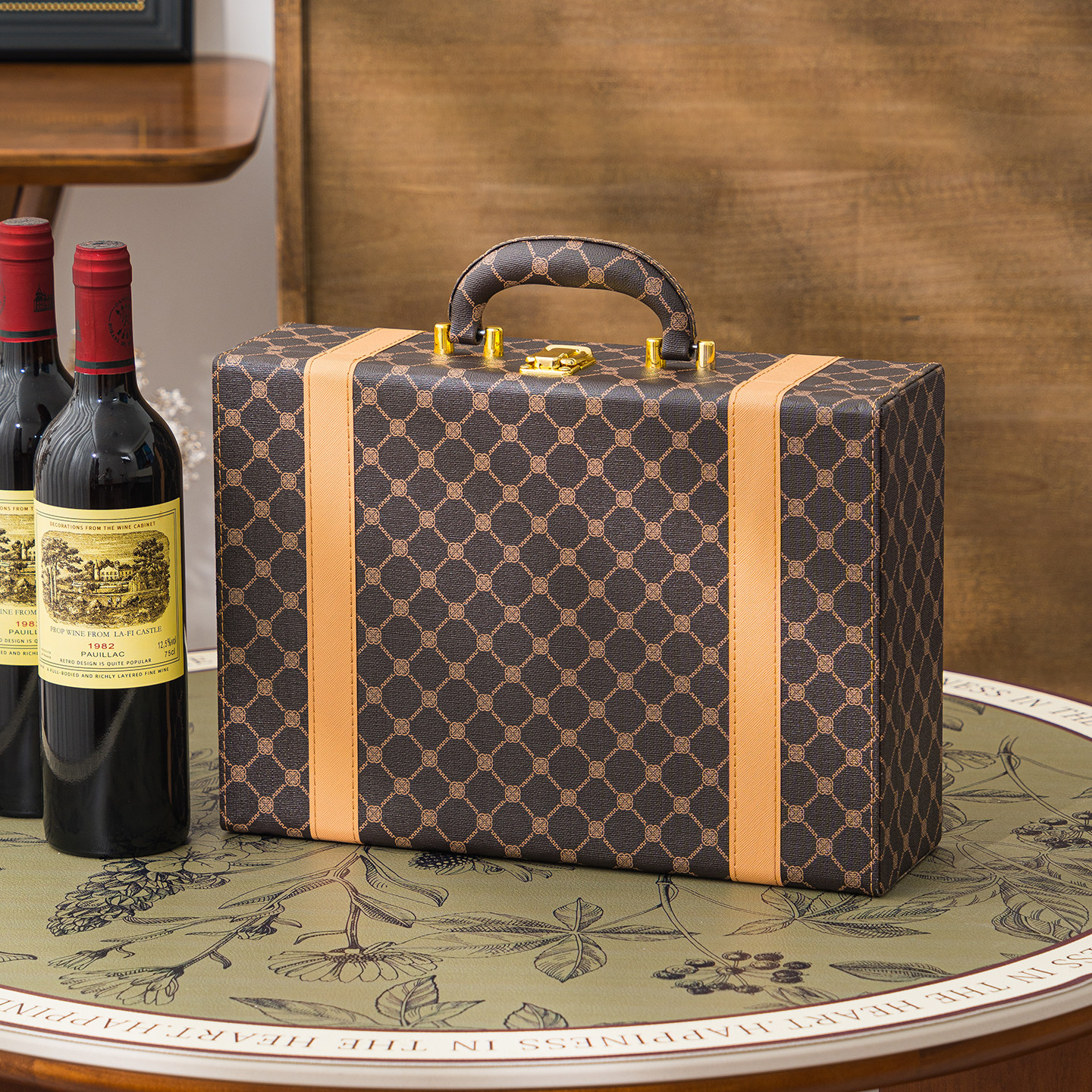 简约轻奢风红酒礼物盒葡萄酒礼盒圣诞生日纪念日送老公男朋友男士