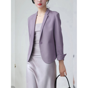 型封神 版 0负担 弹力针织 外套 自由显瘦通勤西装 粉丝福利款