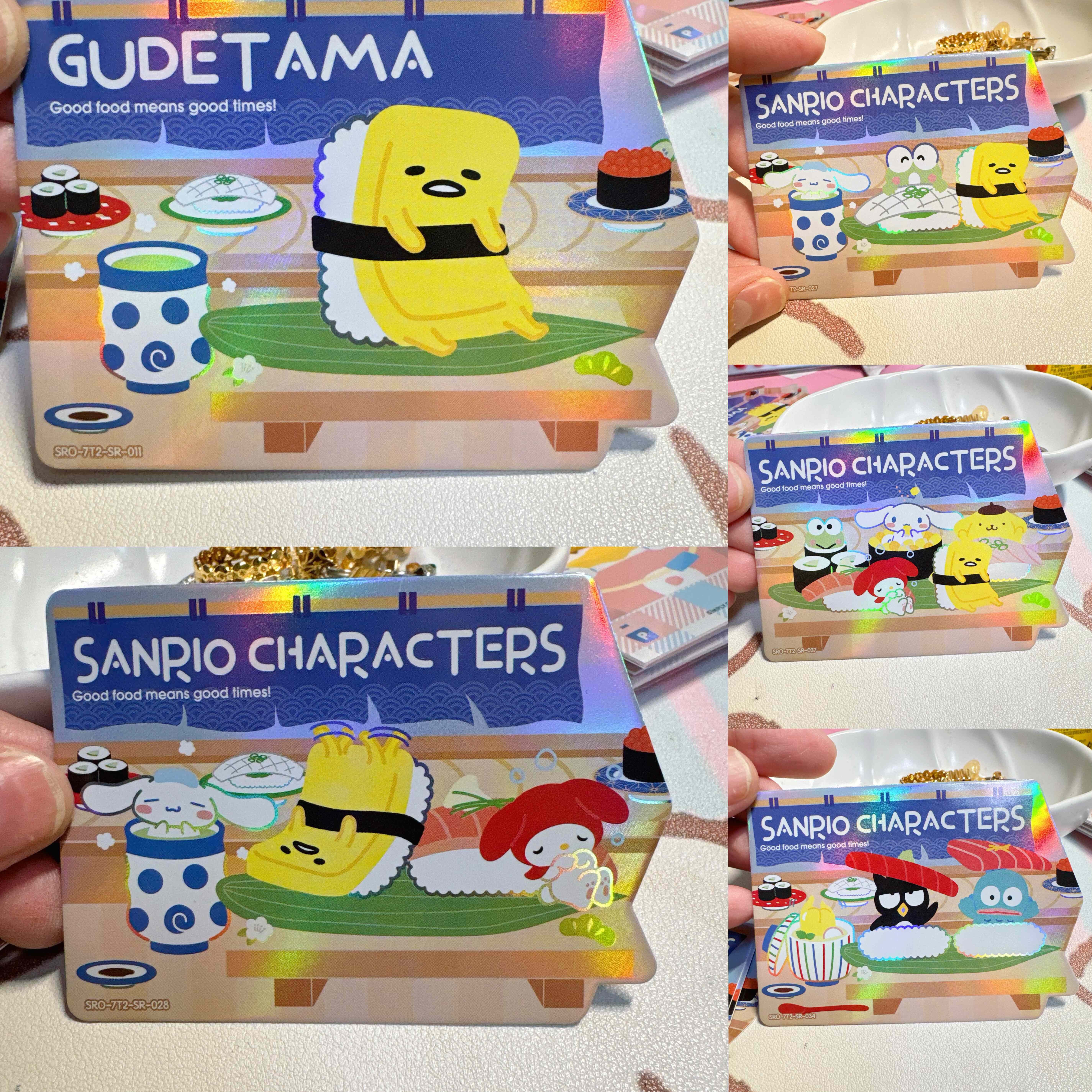 12月新款正品三丽鸥蛋黄哥懒蛋蛋卡片收藏卡牌sanrio gudetama