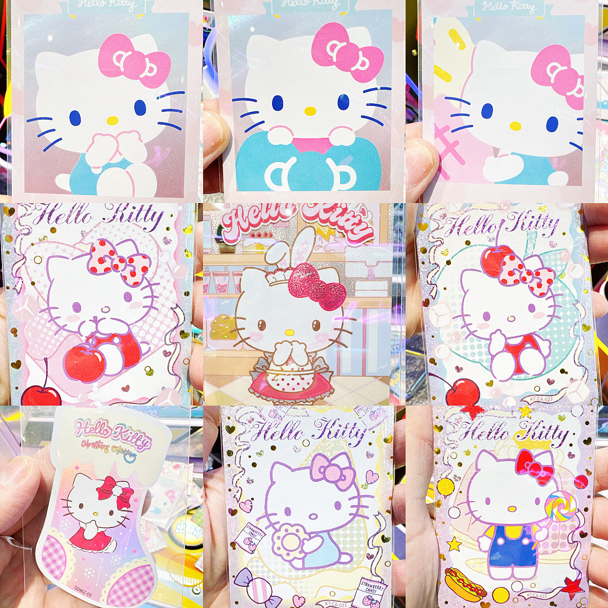 12月新款正品Hellokitty卡片！凯蒂猫卡片收藏卡牌三丽鸥