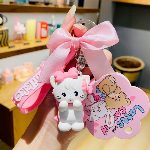 正品新款Mikko钥匙扣钥匙圈包包挂件少女粉色可爱卡通女生礼物