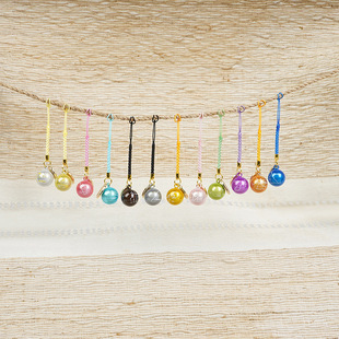 新款正品十二星座水音铃御守挂饰钥匙扣吊坠手机链铃铛挂件