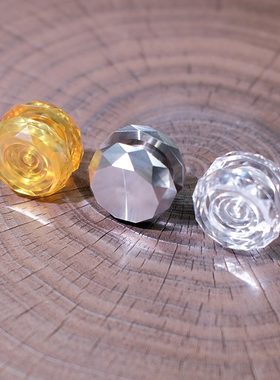 喵家MLD指尖陀螺通配件R188钻石对锁盖帽直径24.5高透镜面琥珀色