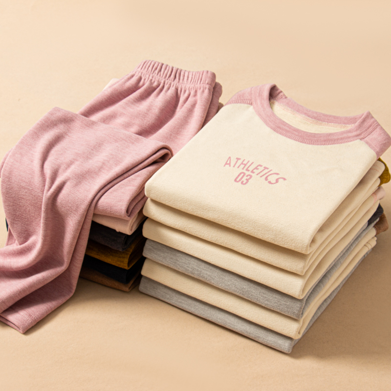 儿童保暖内衣套装蚕丝