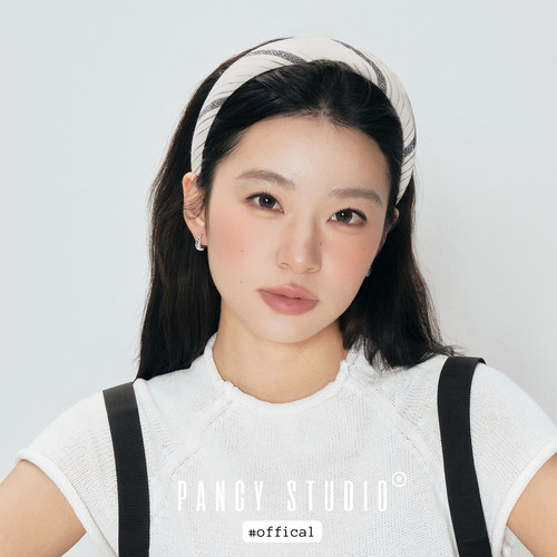 PANCY复古松弛感高颅顶发箍慵懒老钱风头箍气质日常百搭简约发卡