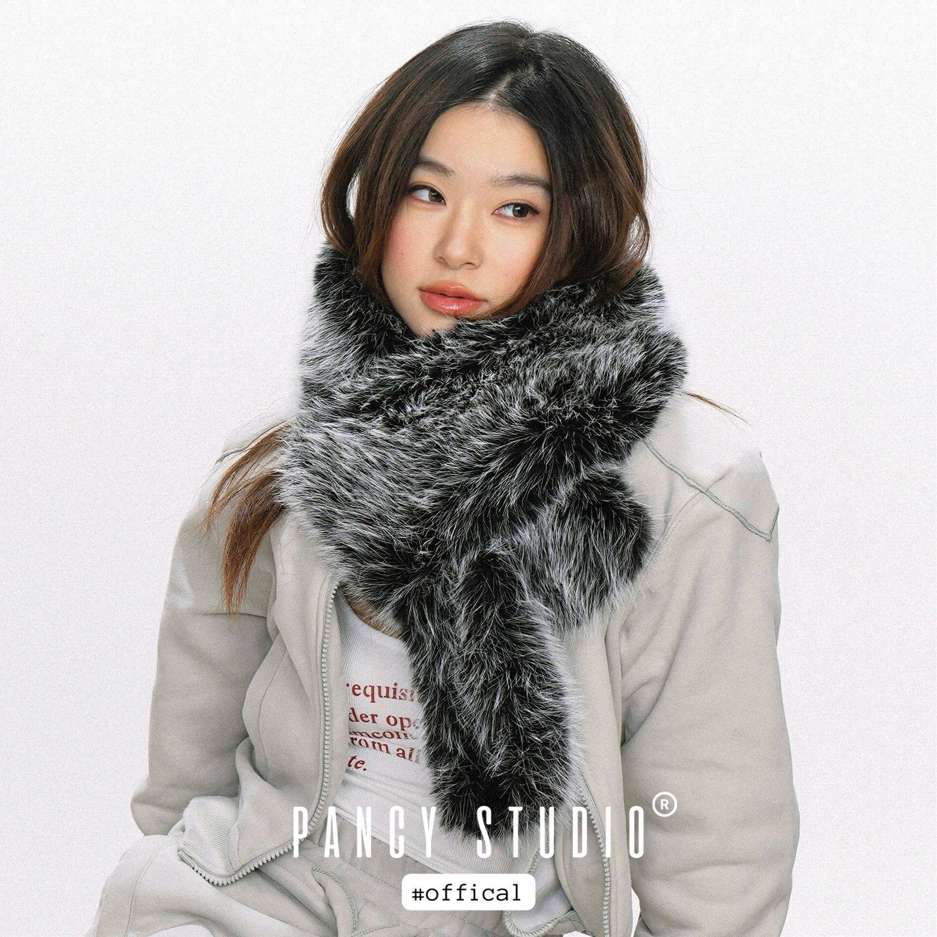 PANCY冬季氛围感毛毛围巾黑色仿皮草长款加厚保暖防寒毛绒围脖女,服饰配件/皮带/帽子/围巾,围巾/丝巾/披肩,淘宝优惠券,粉丝福利购,淘宝优惠卷