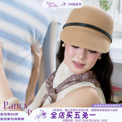 【新品88折】05/09 00:00 老钱风皮带扣马术帽骑士帽春夏草帽