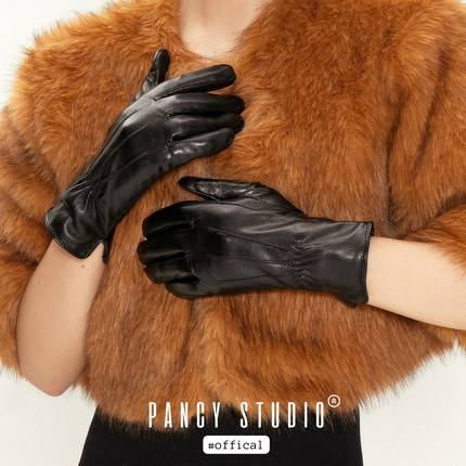 【新品85折】01/11 00:00 优雅显贵气~秋冬蛋白皮短绒皮手套
