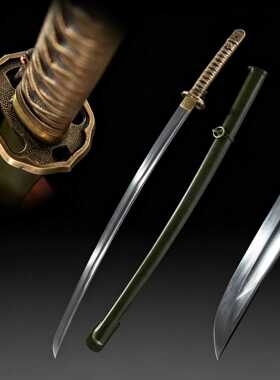 98式日本军刀金属鞘指挥刀佩刀东洋长刀katana收藏道具摆件未开刃