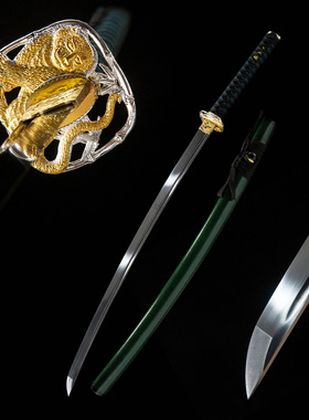 龙泉手工刀剑外贸日本刀居合一体