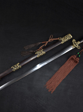 龙泉市刀剑花纹钢镜面工艺宝剑