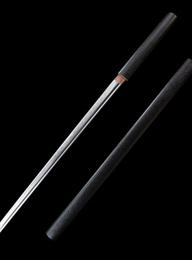 素装黑点直刀棍刀龙泉市周匠剑庄