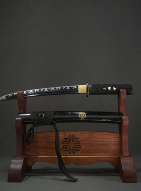 龙泉周匠手工一体胁差短刀日本刀