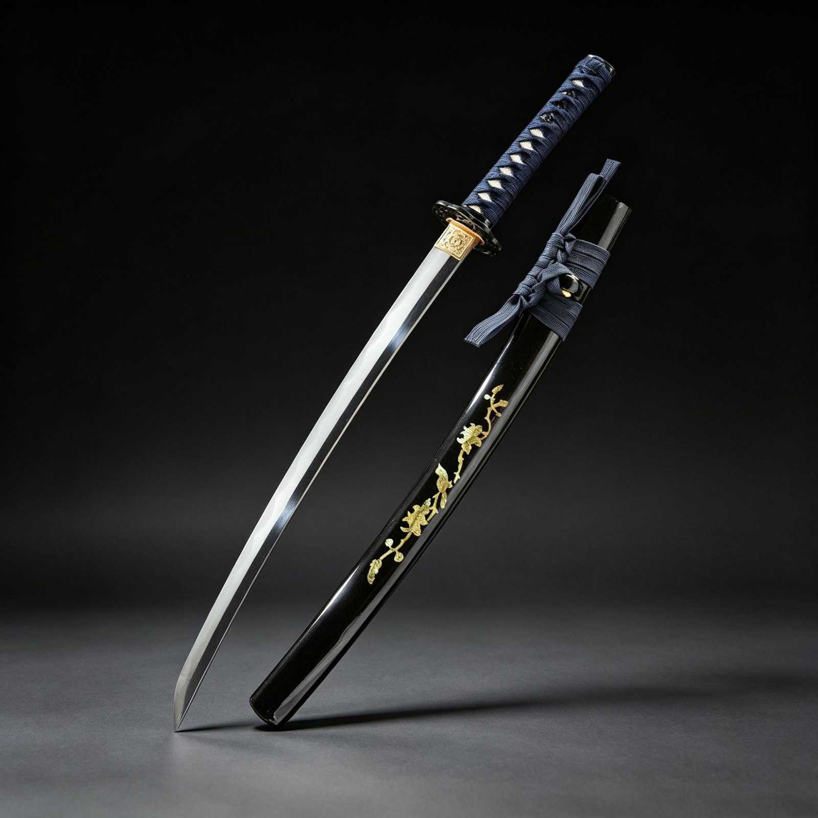 蜂鸟胁差手工雕刻日本打刀覆土烧刃刀剑武士短刀wakizashi未开刃