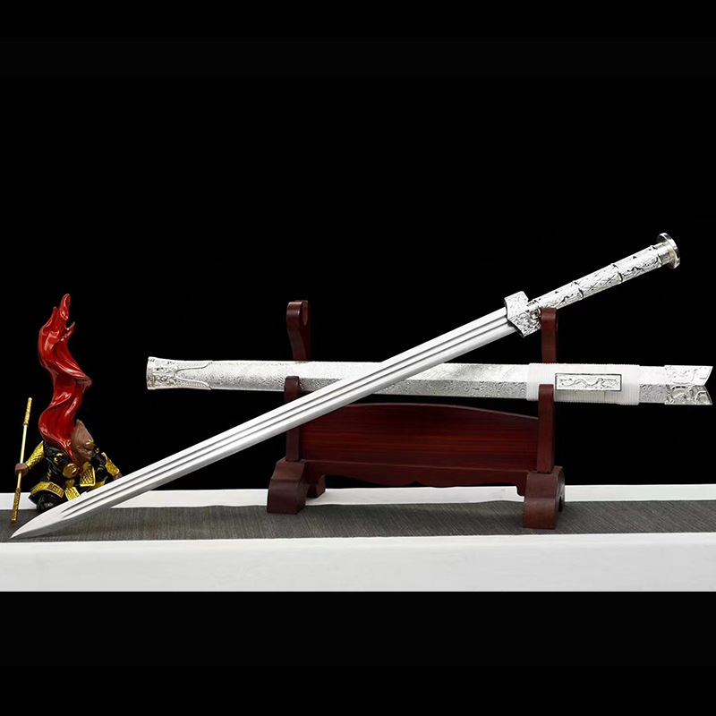 龙泉八面汉剑镇宅宝剑高锰钢