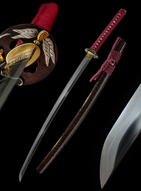 红蜻蜓打刀手工锻打日本刀剑T10