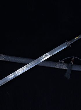 龙泉市刀剑高锰钢手工锻打唐横刀