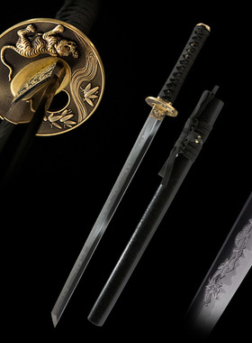 龙泉市手工一体忍者直刀日本刀