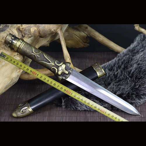 龙泉刀剑防身小短剑户外短刀小剑硬剑小刀宝剑兵器工艺品未开刃
