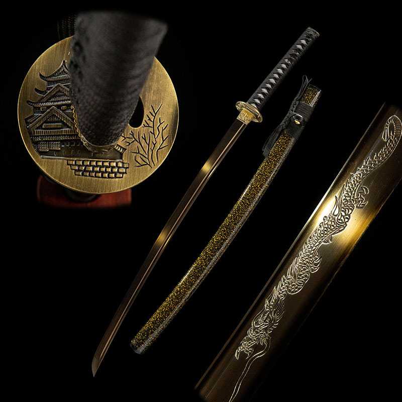 日本武式刀一体打刀居合道龙泉刀剑武士刃练习长刀katana未开刃
