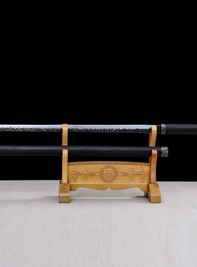 龙泉市刀剑手工锻打压花唐横刀