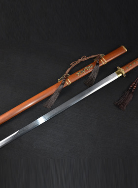 龙泉市刀剑工艺收藏品花纹钢一体