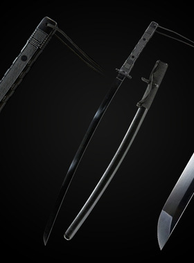 外贸回货战术武士日本刀打刀胁差