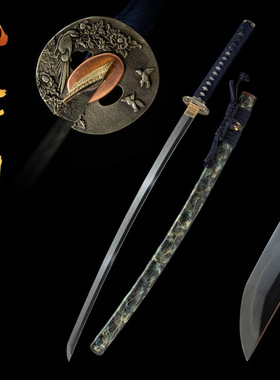 外贸高档手工坩埚钢乌兹日本刀