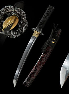 外贸手工胁差日本刀东洋居合短刀