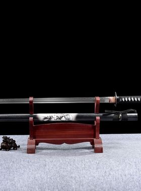 龙泉市刀剑手工锻打唐横刀烧刃