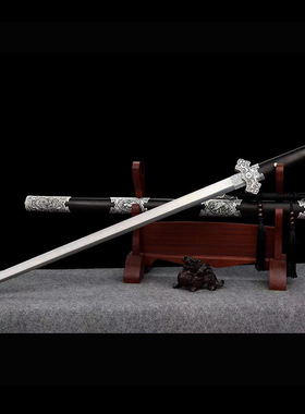 龙泉市唐横刀剑花纹钢一体锻打