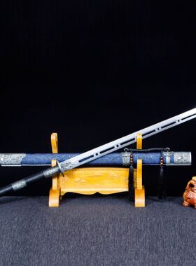 龙泉市刀剑高锰钢手工锻打康熙