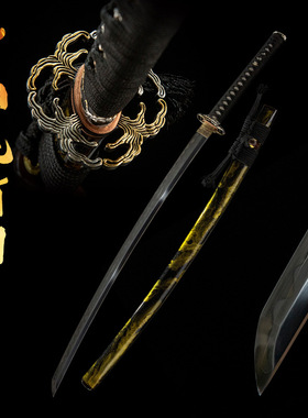 高端手工三枚合日本刀武士刀剑