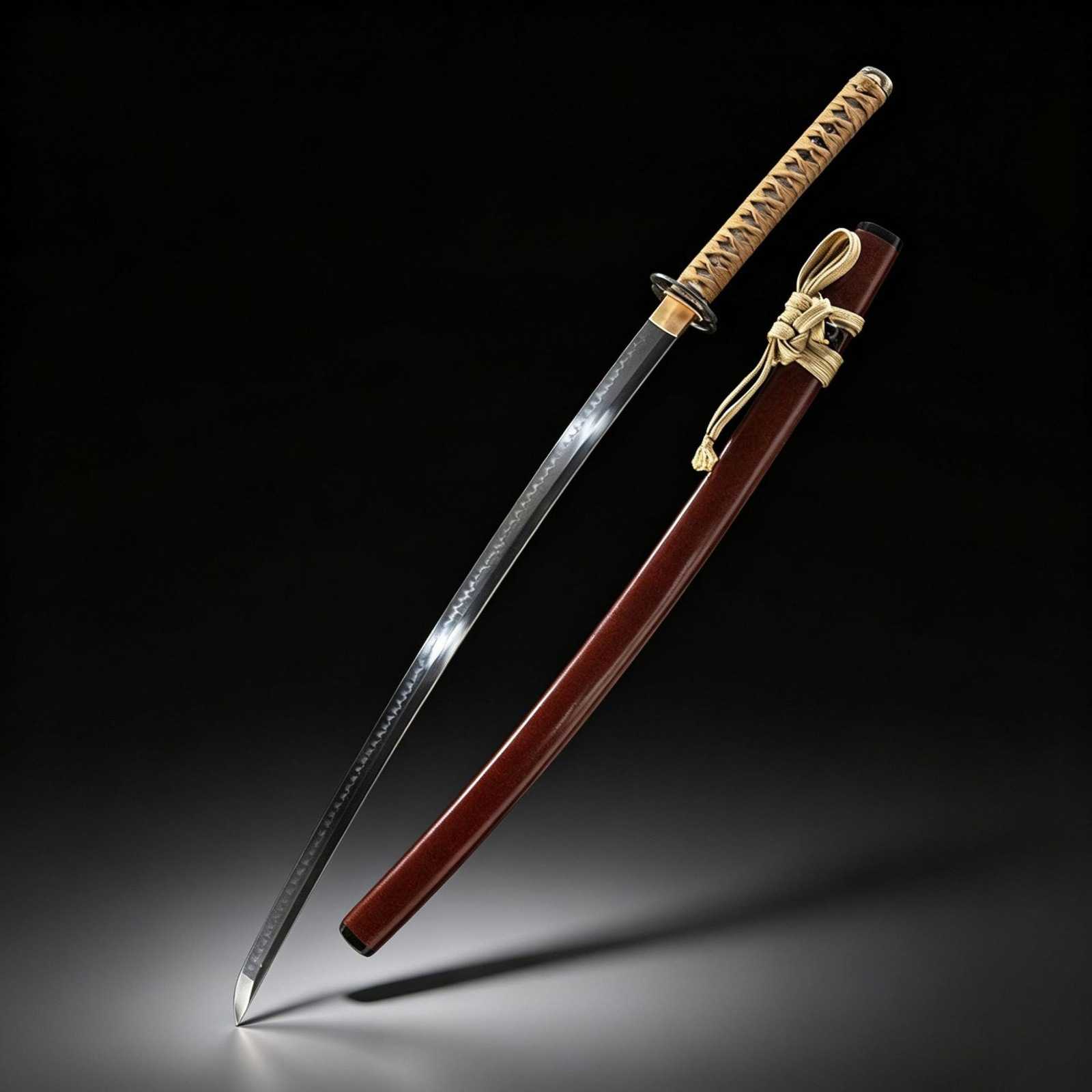 浪客剑心打刀正刃版外贸T10烧刃龙泉刀剑武士刃长刀katana未开刃